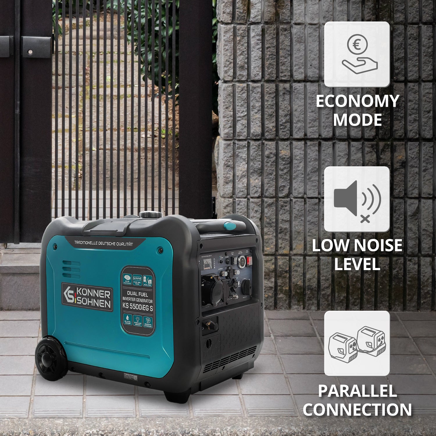 LPG/gasoline inverter generator KS 5500iEG S (Refurbished Good)