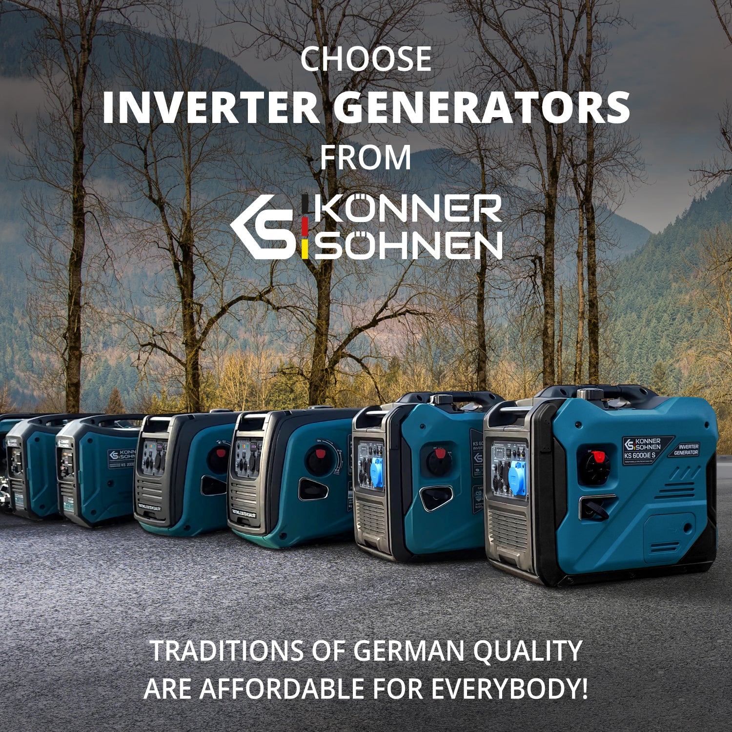 LPG/gasoline inverter generator KS 5500iEG S (Refurbished Good)