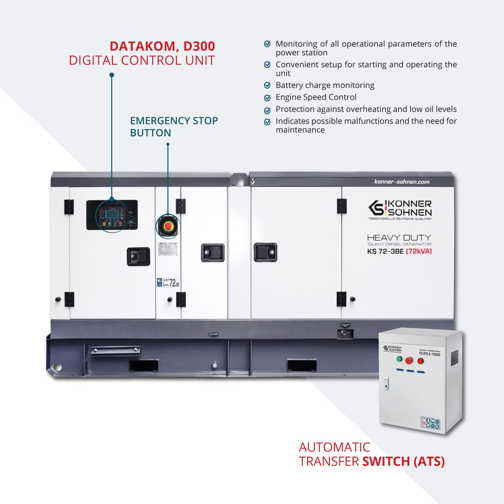 3-fazowy generator KS 72-3BE