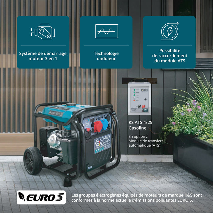 Инвертер генератор KS 8100iE 1/3 ATSR