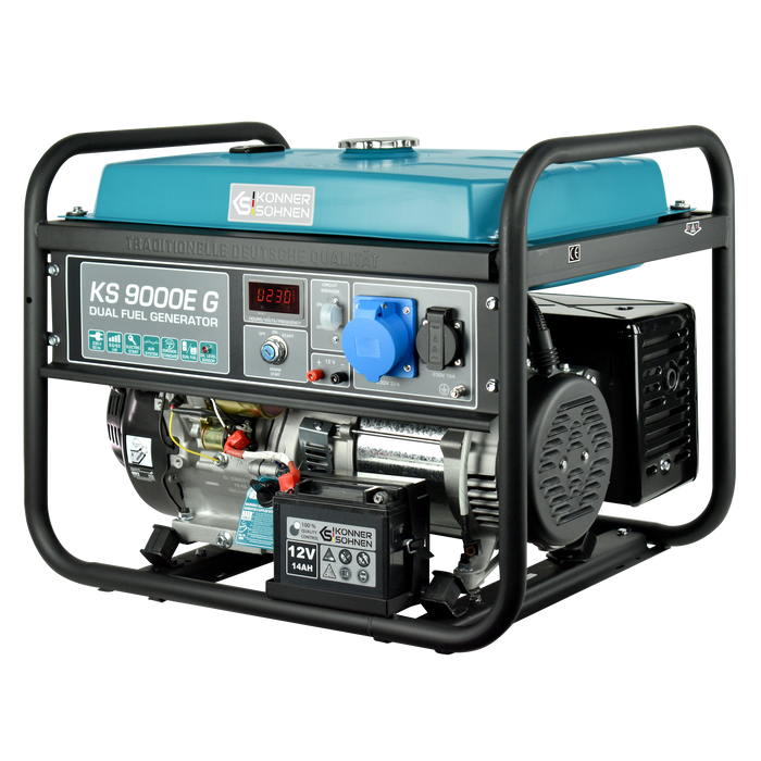 LPG/Benzine Generator "Könner & Söhnen" KS 9000E G