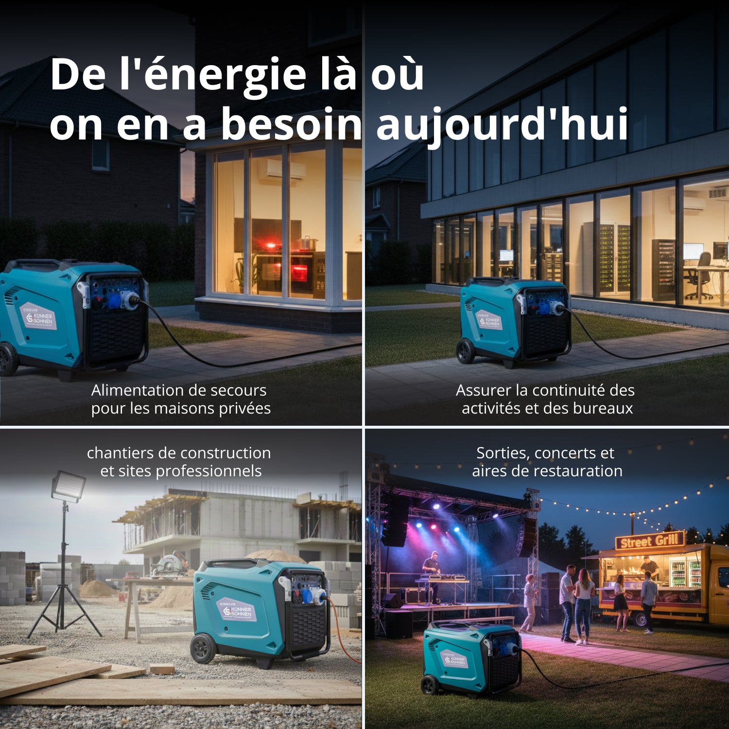 Invertorový generátor KS 9500iE S ATSR