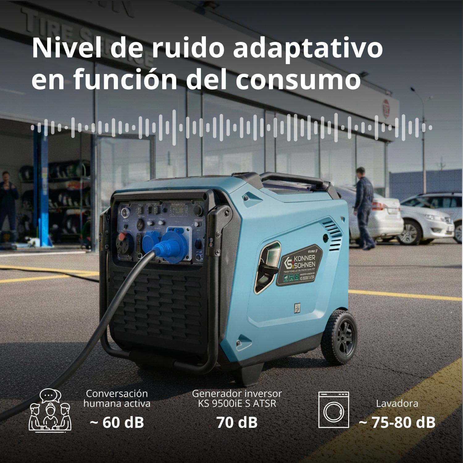 Generador Inverter KS 9500iE S ATSR