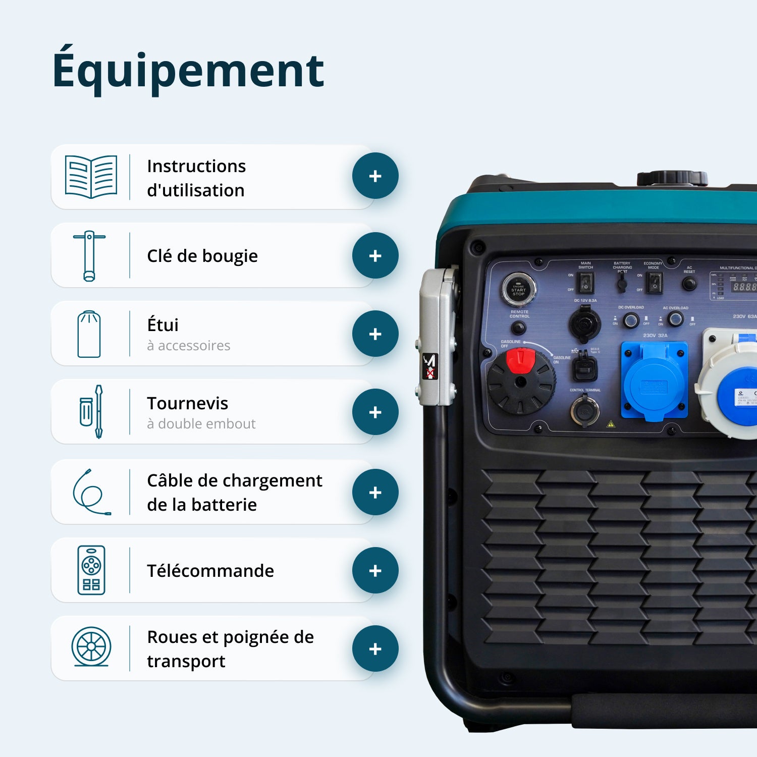 Invertorový generátor KS 9500iE S ATSR