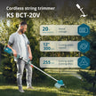 Cordless brush cutter & String trimmer KS BCT-20V (Refurbished Excellent) thumbnail