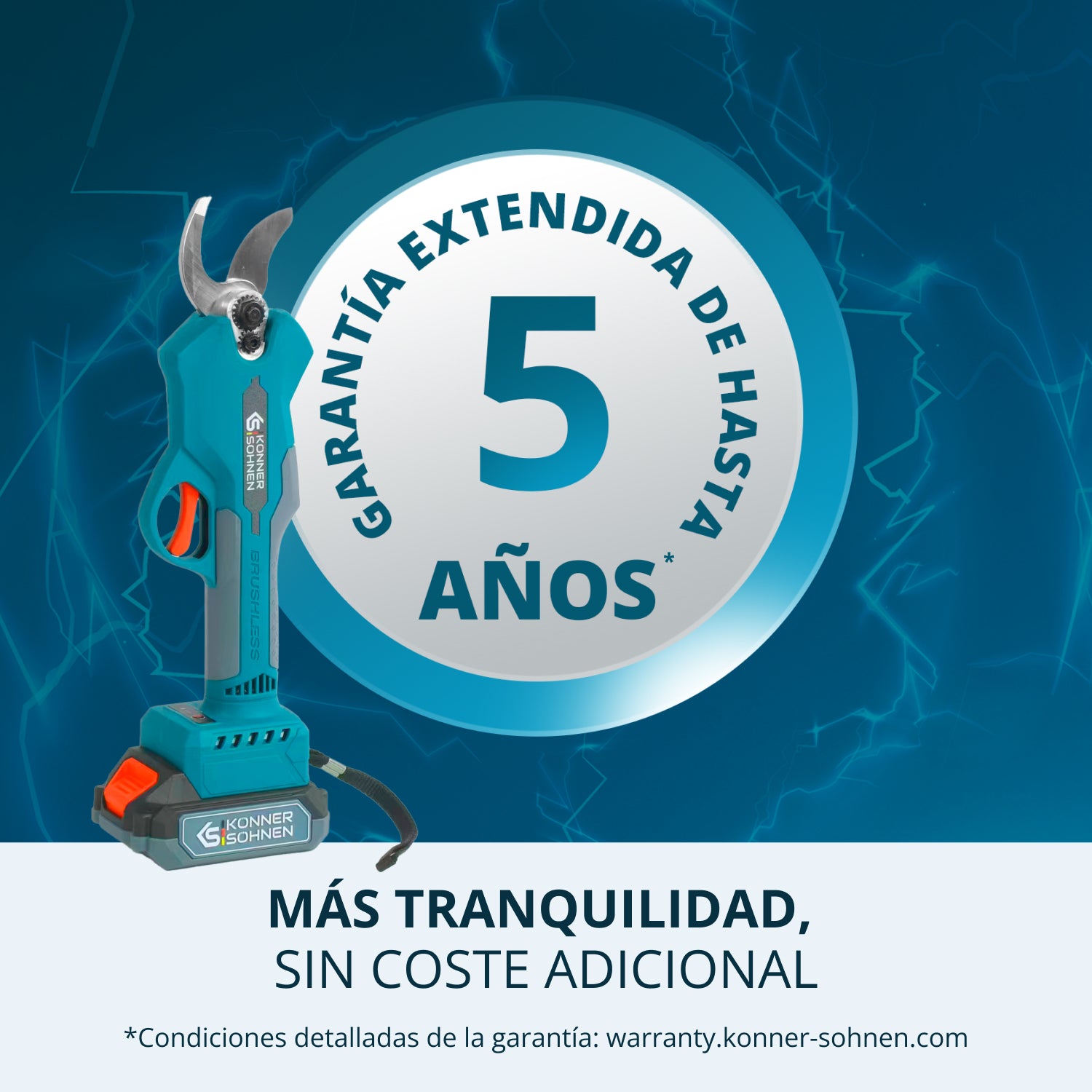 Tijera de podar a batería KS CPS20V-32 Case