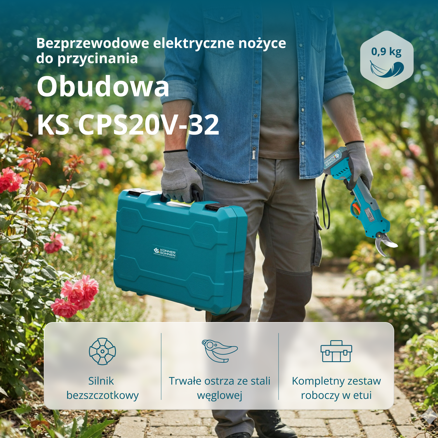 Sekator akumulatorowy KS CPS20V-32 Case