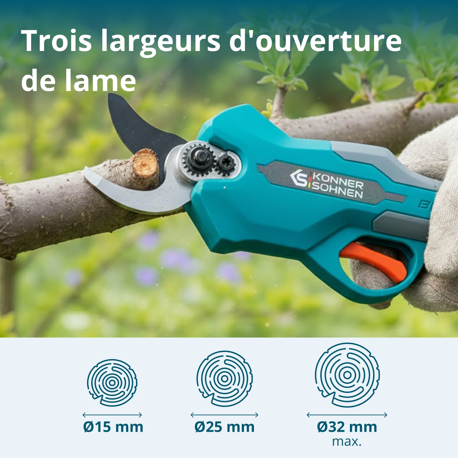 Sécateur à batterie KS CPS20V-32