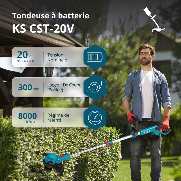 Безжичен тример KS CST-20V
