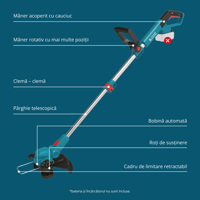 Trimmer cu acumulator KS CST-20V