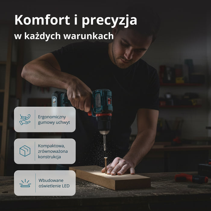 Zestaw Mistrzowski Bezprzewodowy KS ID20V-60 KIT 74 PLUS