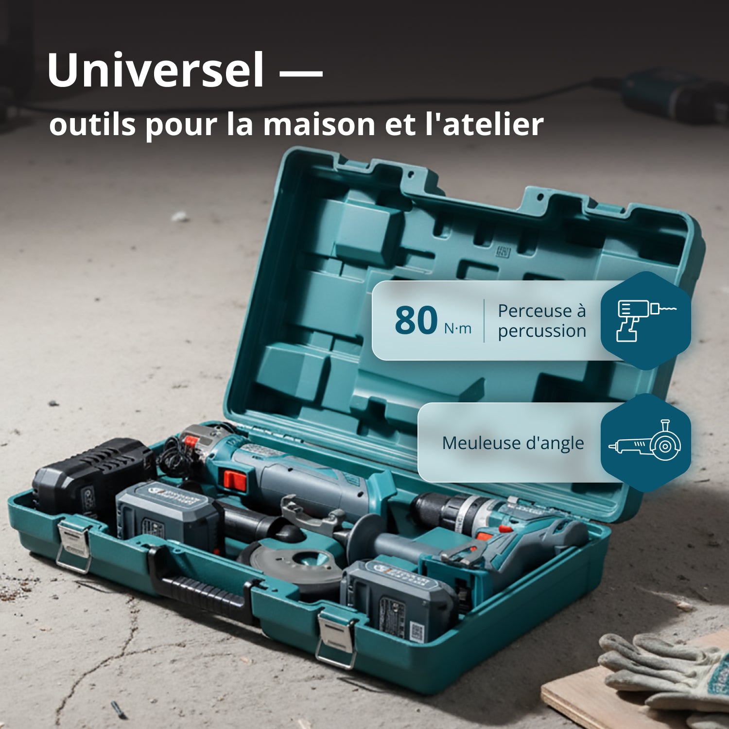 Bezdrátová Sada Master KS IDAGB 20V SET 1