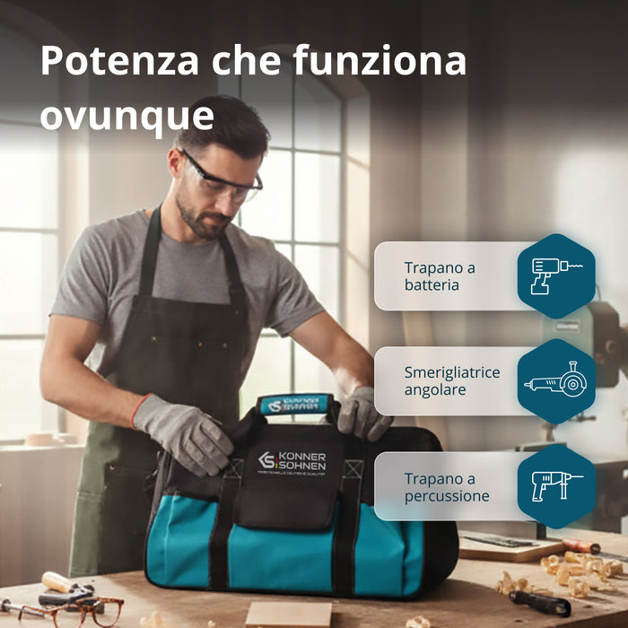 Set Master Senza Fili Kit 3-in-1 KS RHAGD 20V SET 3 (Ricondizionato Eccellente)