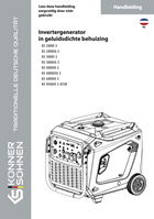Invertergenerator in geluiddichte behuizing