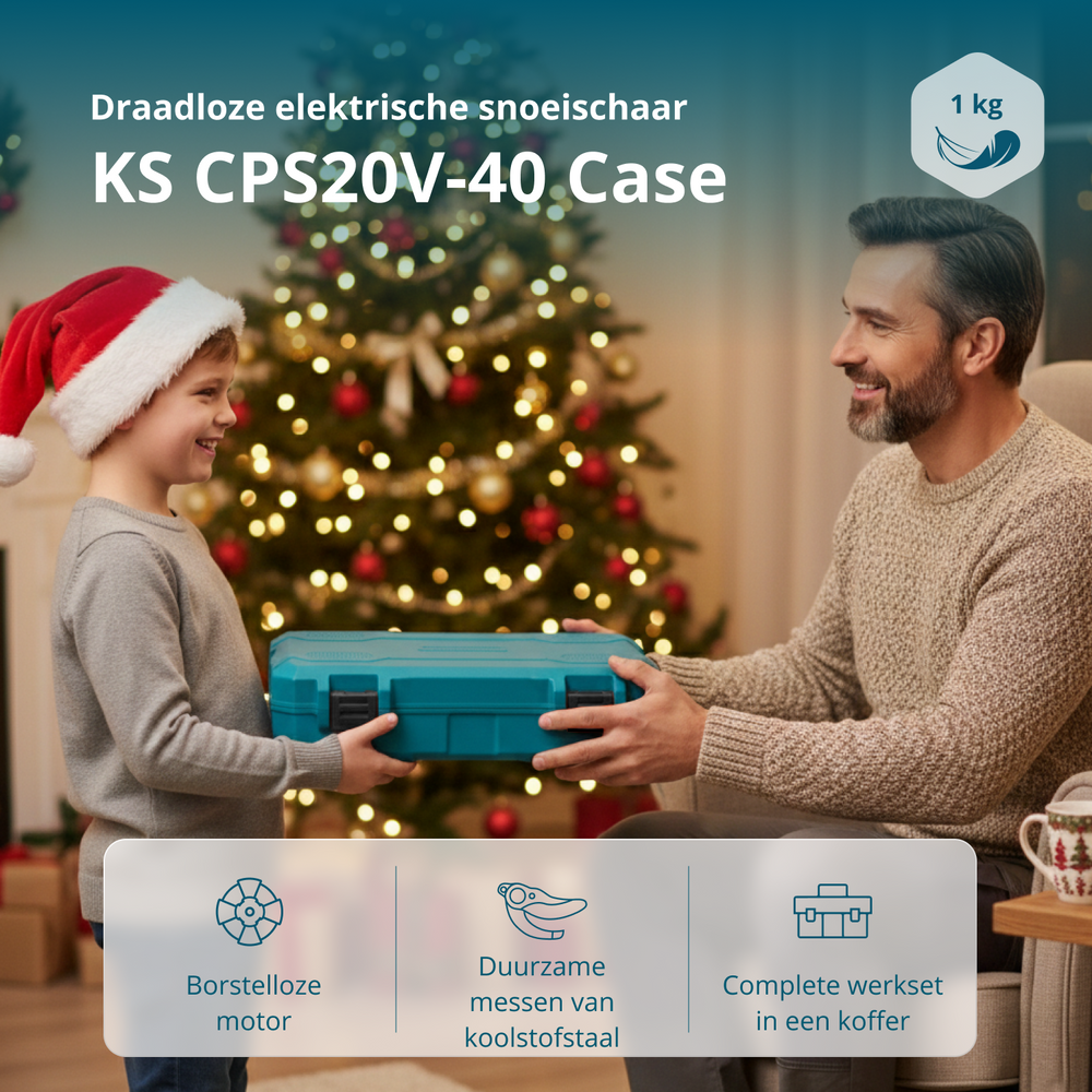 Snoerloze Elektrische Snoeischaar KS CPS20V-40 Case