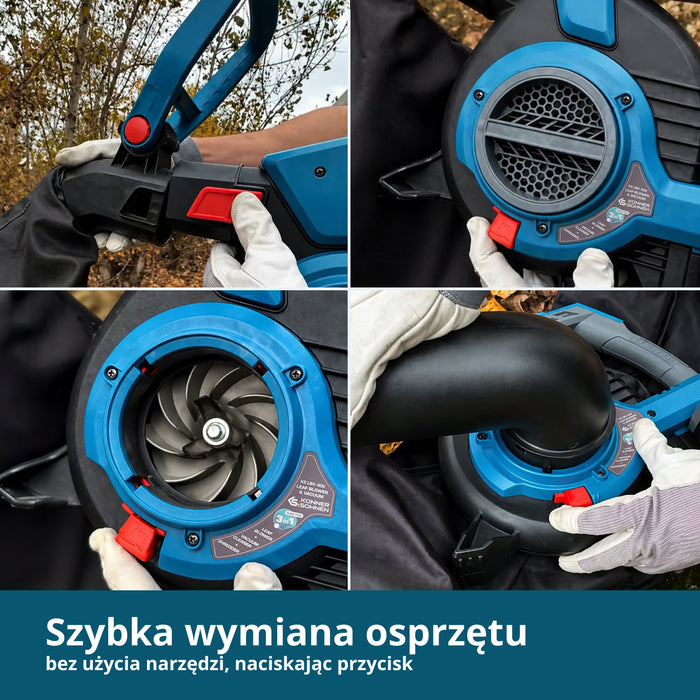 Ogrodowy bezprzewodowy odkurzacz-dmuchawa KS LBV-40V