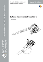 Aspirator-suflantă fără fir pentru grădină KS LBV-40V