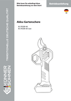 Akku-Gartenschere KS СPS20V-40, KS СPS20V-40 Case