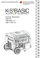 Inverter Generator KSB 55i, KSB 80iE-1/3, KSB 110iE-1/3