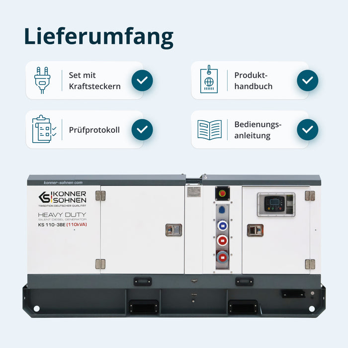 Diesel-Drehstrom-Elektrostation KS 110-3BE 