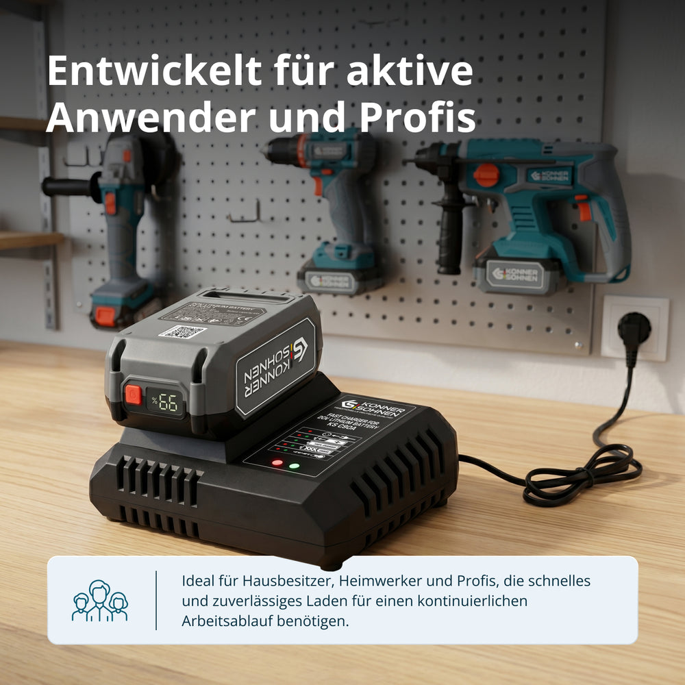 Schnellladegerät für Li-Ion Akku KS C90A