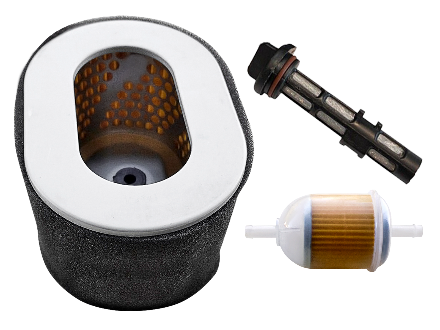Conjunto de filtros para geradores a Diesel: Filtro de óleo, Filtro de ar, Filtro de gasolina