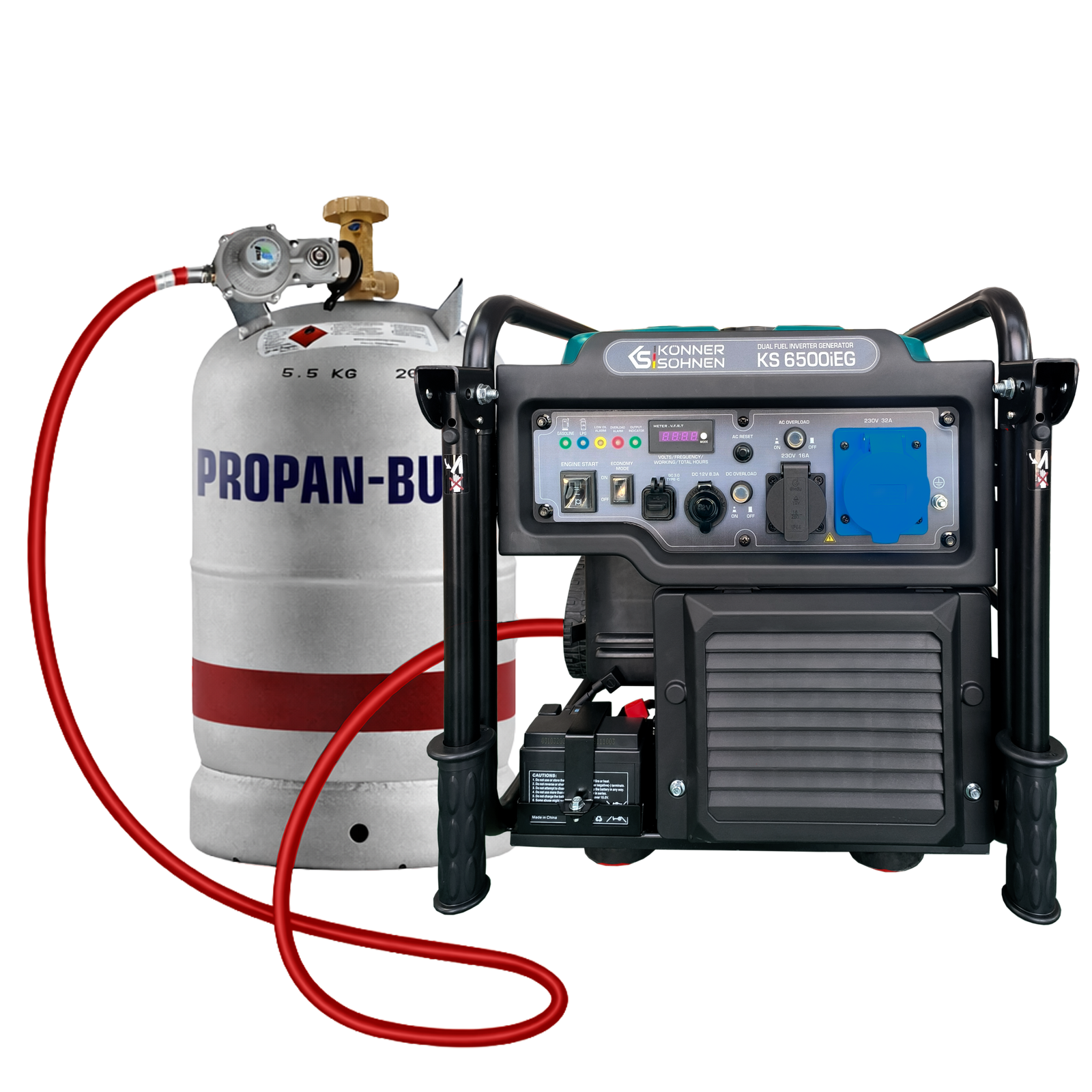 Generatore Inverter a Doppio Carburante KS 6500iEG