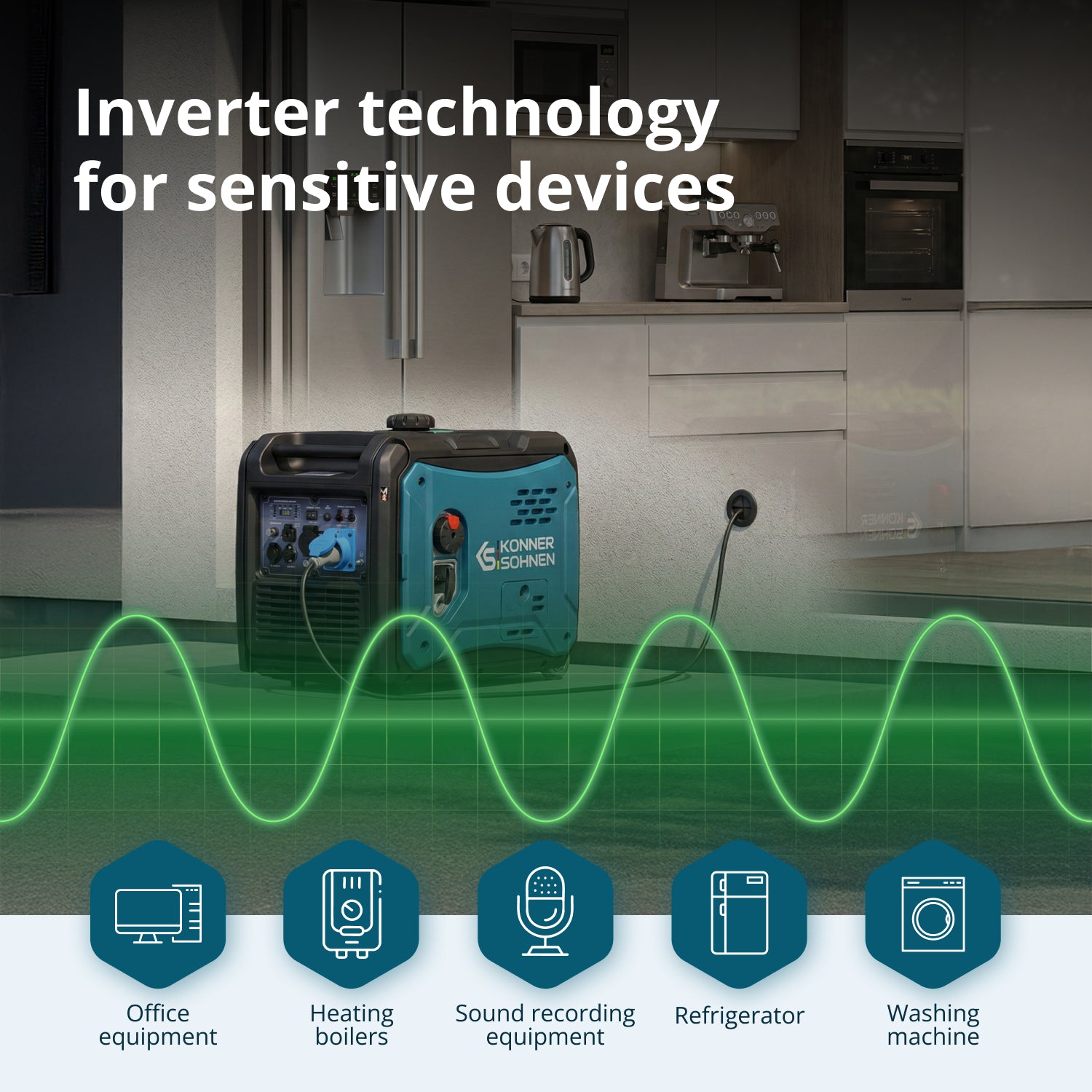 Inverter generator KS 6000iE S