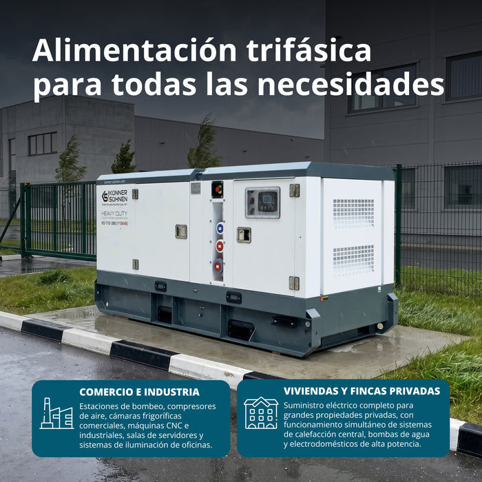 Generador diésel trifásico KS 110-3BE 