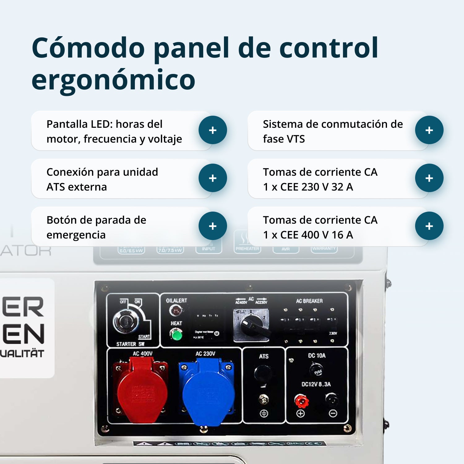 Generador diésel "Könner & Söhnen" KS 9200HDES-1/3 ATSR (EURO V)