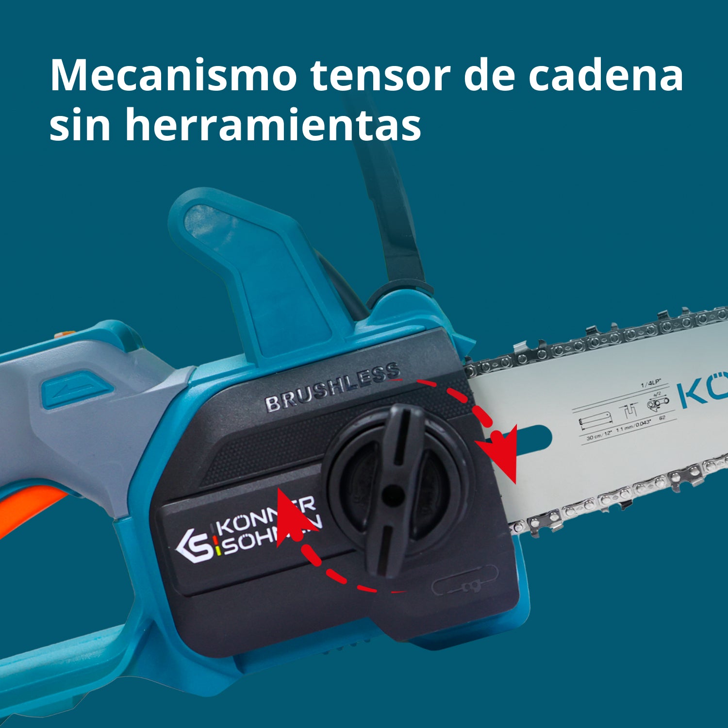 Sierra inalámbrica KS MCS20V-12