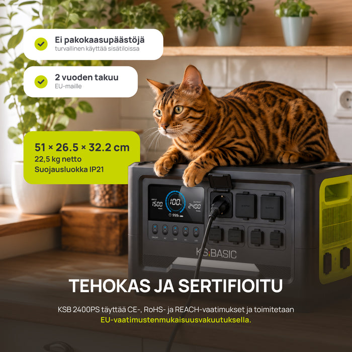 Kannettava virtalähde KSB 1200PS