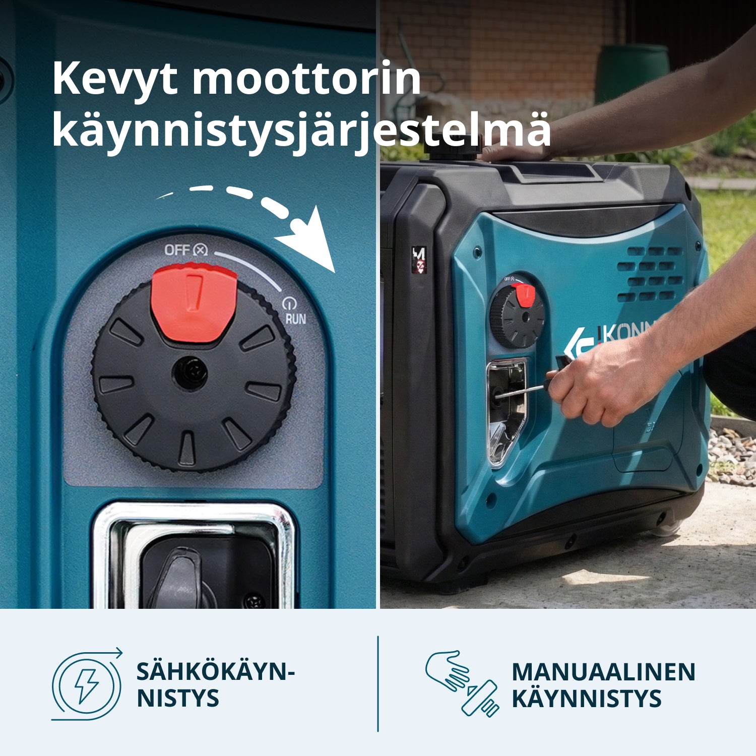 Invertterigeneraattori KS 6000iE S