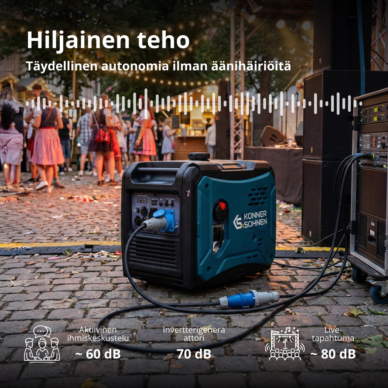 Invertterigeneraattori KS 6000iE S