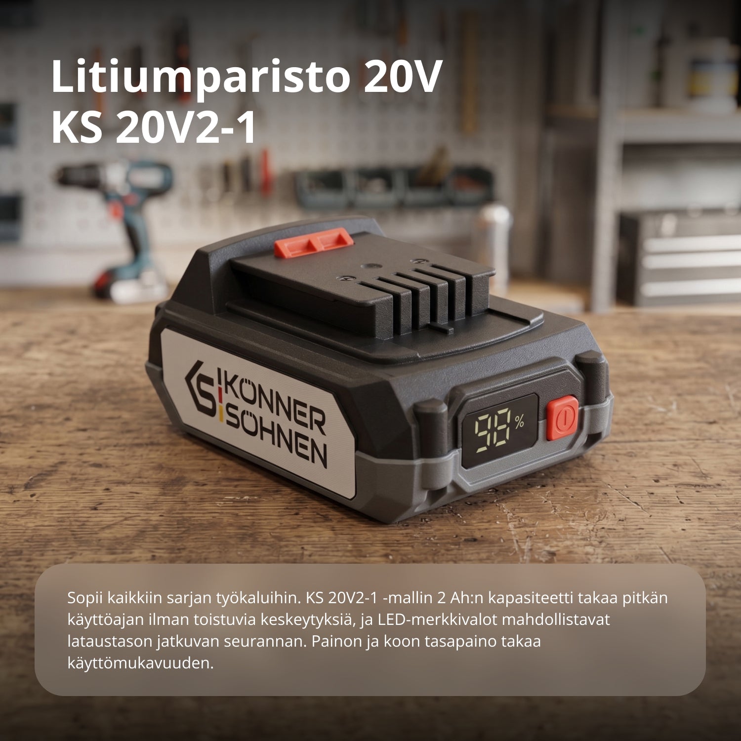 Aloituspakkaus KS 20V2-1-KIT