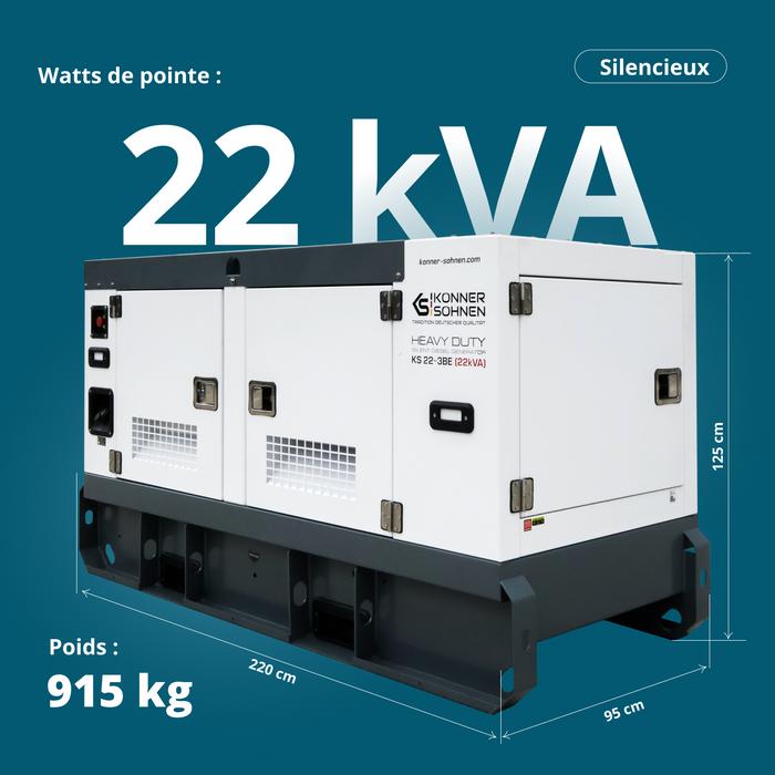 Třífázová dieselová elektrárna KS 22-3BE