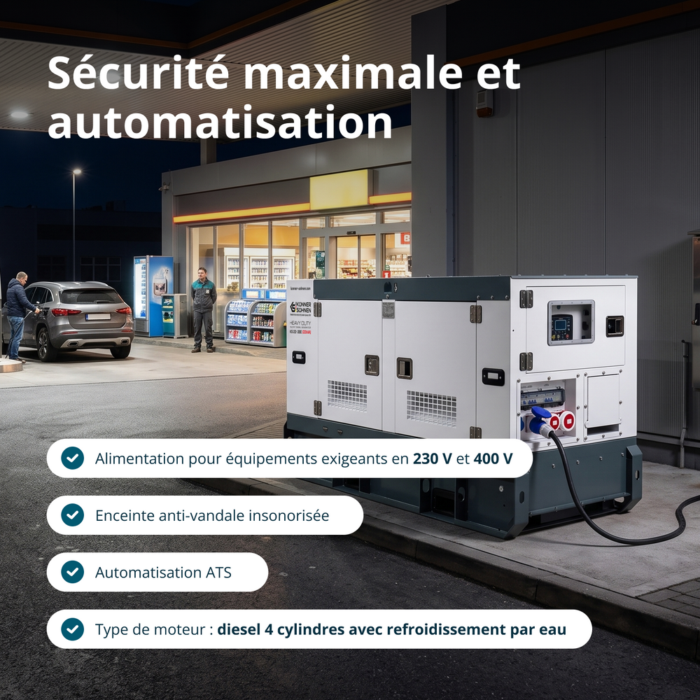 Třífázová dieselová elektrárna KS 22-3BE