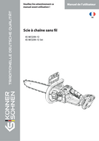 Akumulátorová řetězová pila KS MCS20V-12, KS MCS20V-12 Set