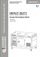 Generadores diésel KS 16-1/3E, KS 16-1E