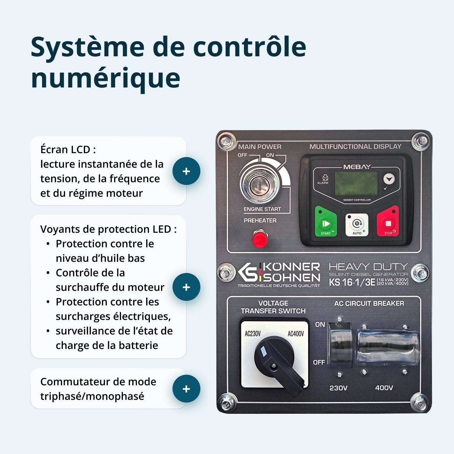 Ηλεκτροπαραγωγό Ζεύγος Diesel KS 16-1/3E