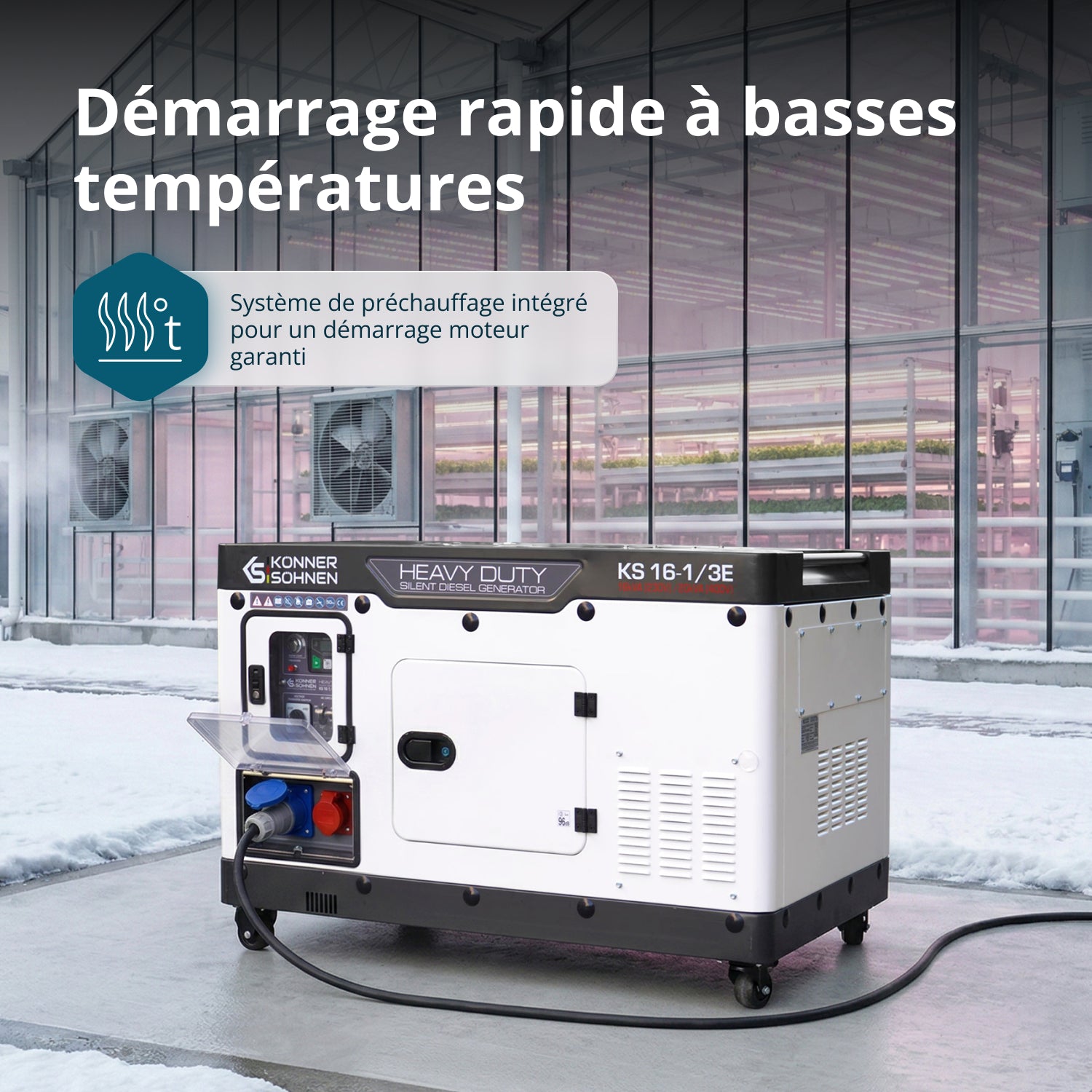 Ηλεκτροπαραγωγό Ζεύγος Diesel KS 16-1/3E