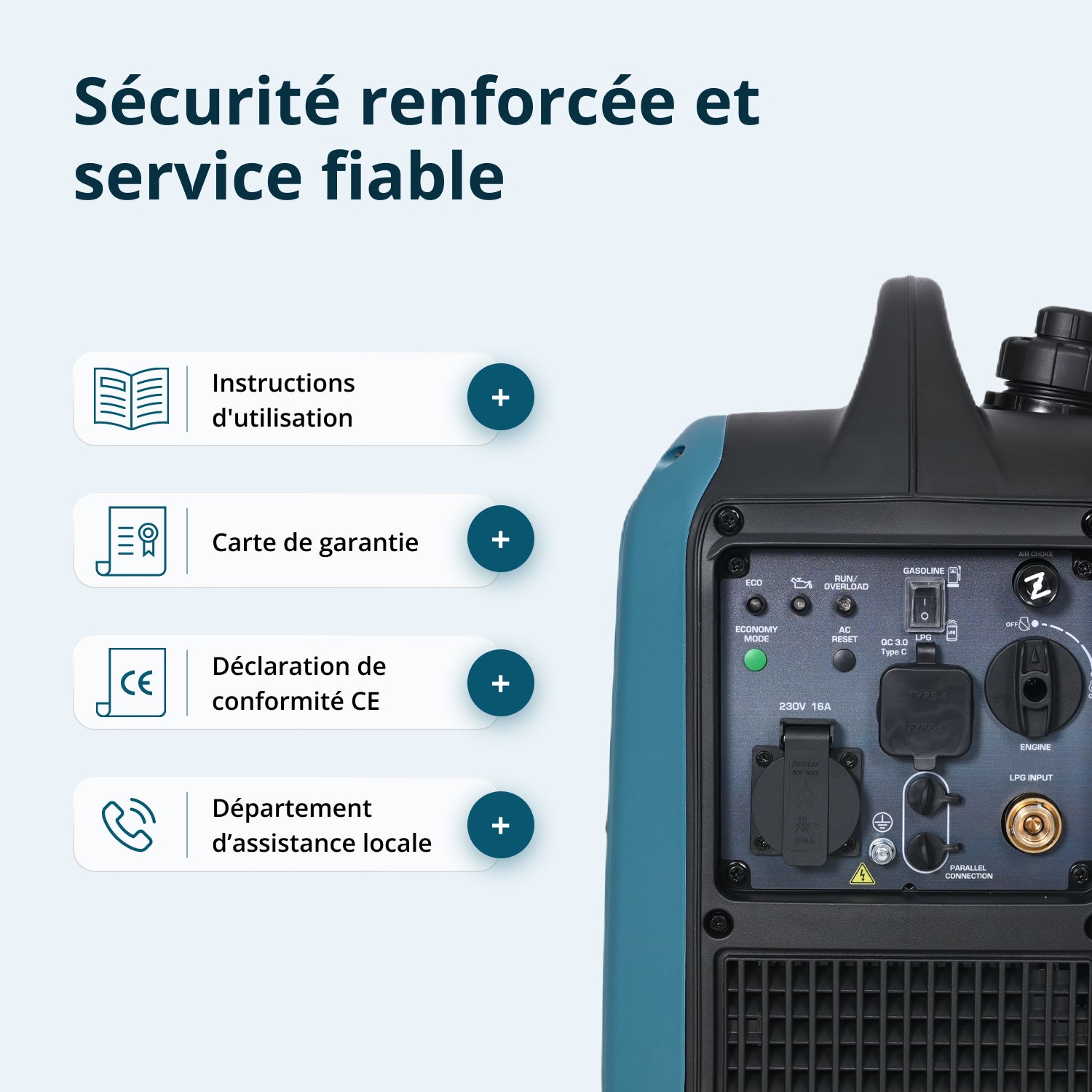 Invertergenerator (LPG/benzin) KS 1900iG S