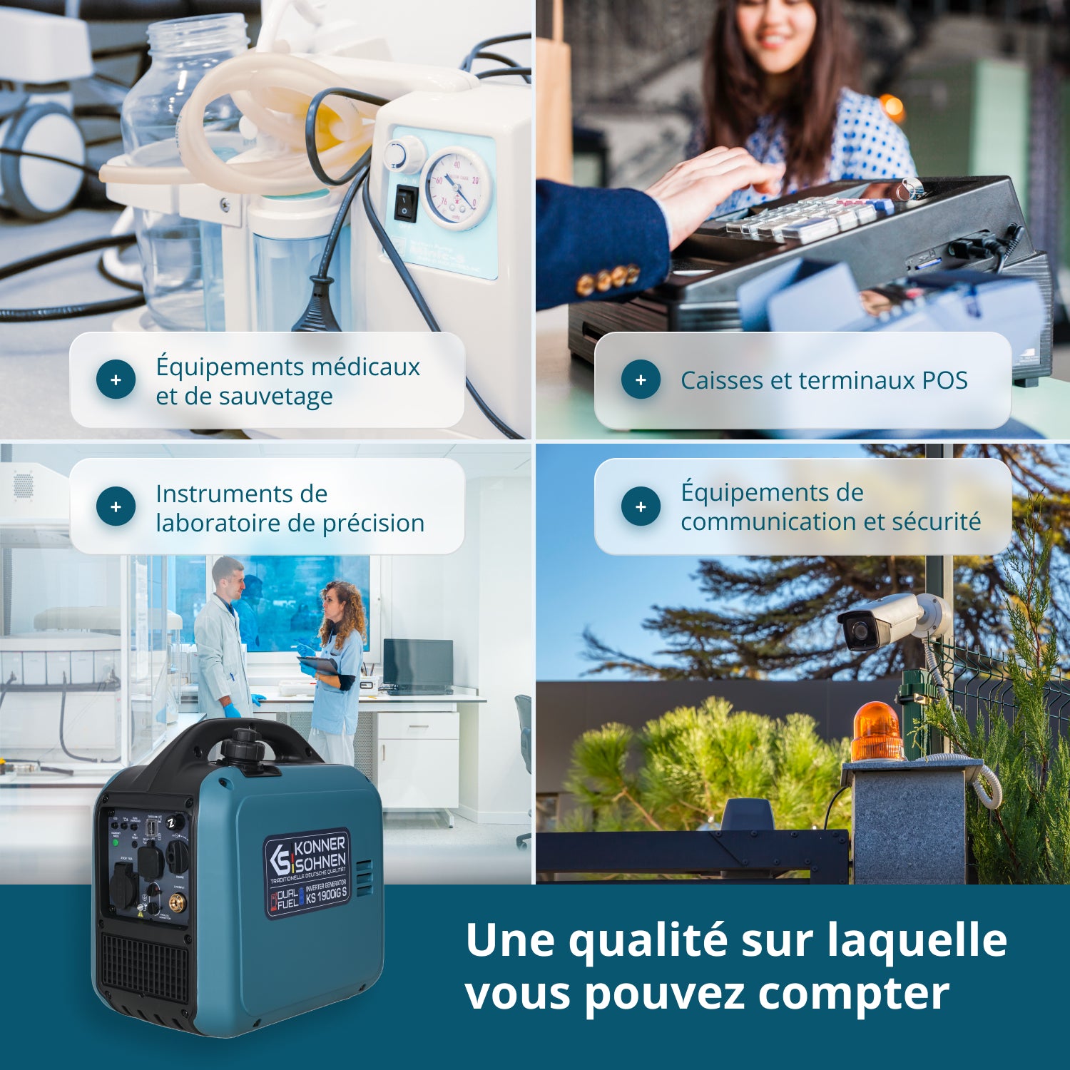 Invertergenerator (LPG/benzin) KS 1900iG S