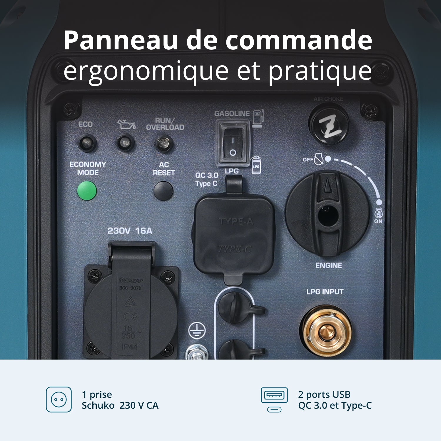 Invertergenerator (LPG/benzin) KS 1900iG S