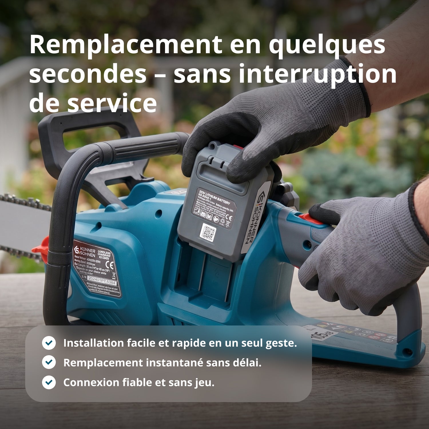 Kit de démarrage KS 20V2-1-DUAL