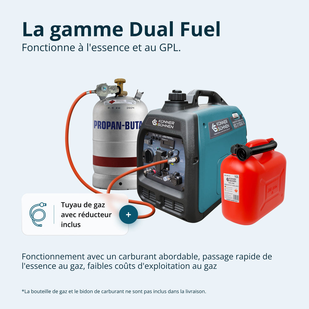 Инверторен генератор на LPG/бензин KS 3100iG S