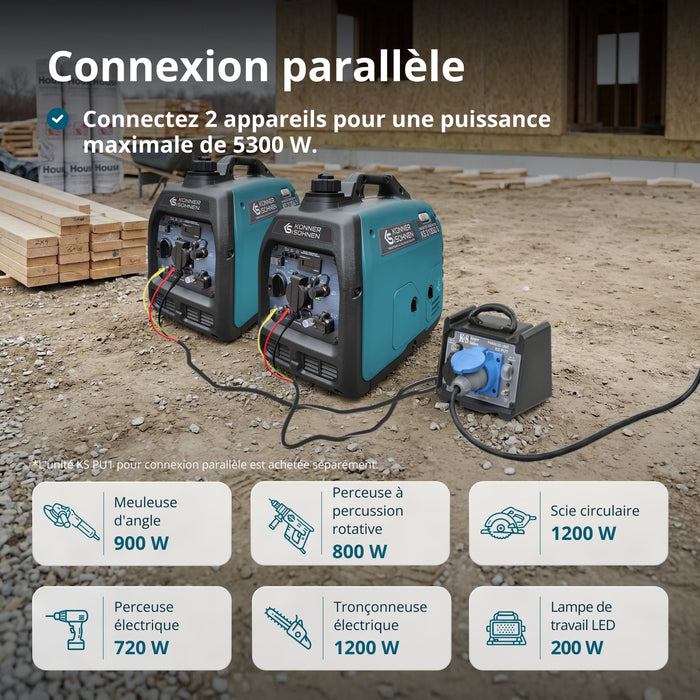 Инверторен генератор на LPG/бензин KS 3100iG S