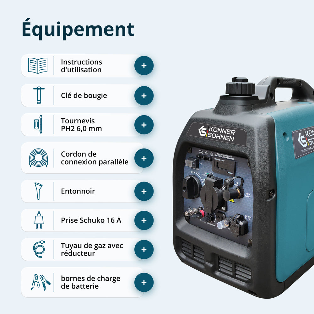 Инверторен генератор на LPG/бензин KS 3100iG S