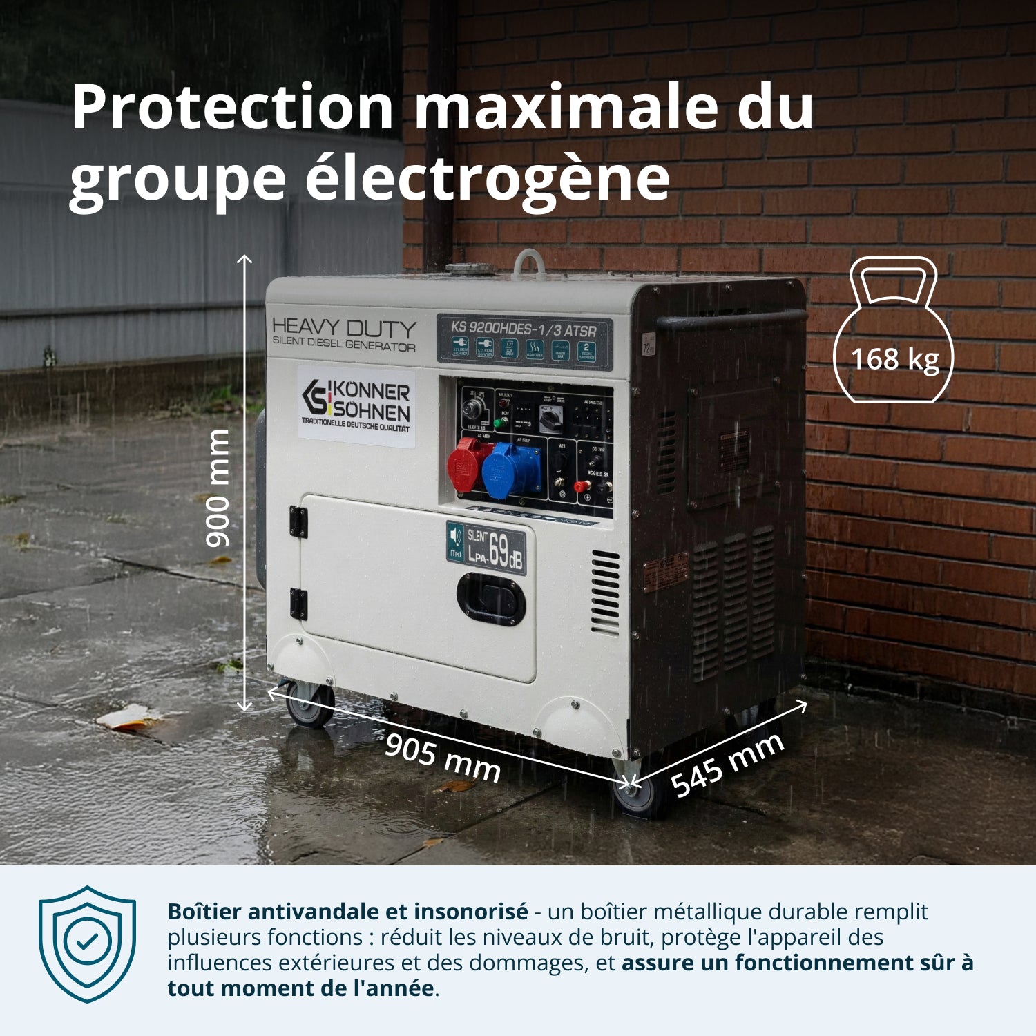 Dieselgenerator "Könner & Söhnen" KS 9200HDES-1/3 ATSR (EURO V)