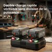 Dvojitá nabíječka pro 20V dobíjecí baterie KS C35A-2 thumbnail